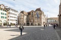 Munsterhof square in the historical center of Zurich