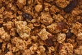 Muesli background without milk Royalty Free Stock Photo