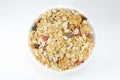 Muesli Breakfast In A Bowl or Cup Royalty Free Stock Photo