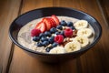 Muesli dieting bowl oats food healthy cereals organic breakfast vegetarian oatmeal