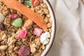 Muesli with fruit and nuts