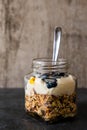 Muesli Jar Royalty Free Stock Photo