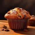 Muffin chocolate cream snack teatime