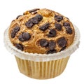 Muffin Cupcake Chocolate Drops Isolated