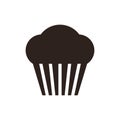 Muffin. Cupcake icon