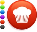 Muffin icon on round internet button