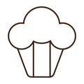 Muffin. Vector illustration decorative design
