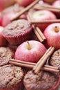 Muffins with apple