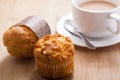 Muffins and coffee Royalty Free Stock Photo