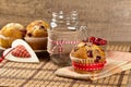 Muffins with cranberry Royalty Free Stock Photo