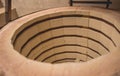 Muffle furnace for firing ceramics in pottery workshop Royalty Free Stock Photo