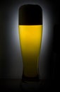 Mug of Beer Back Lit Royalty Free Stock Photo