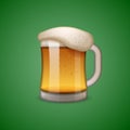 Mug of beer icon, emoticon, emoji