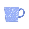 mug cup ceramic cartoon vector illustration