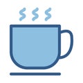 Mug line vector icon which can easily modify or edit Royalty Free Stock Photo