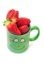 Mug that is in love with strawberry