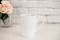 Mug Mockup. Coffee Cup Template. Coffee Mug Printing Design Template. White Mug Mockup. Blank Mug. Mockup Styled Stock