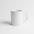 Mug s smooth glossy surface reflects light highlighting its minimalist Royalty Free Stock Photo