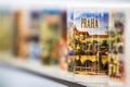 Mug in a souvenir shop in Prague Royalty Free Stock Photo