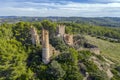 Muga Castle in Lower Penedes, in the municipality of Bellvei. Sp