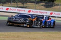 Mugello Circuit, Italy - July 17, 2016: Ferrari 488 GT3 Super GT3 of Team Black Bull Swiss Racing, driven by S. Gaii and M.