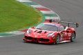 Mugello Circuit, Italy - October 21, 2022: Ferrari 488 Challenge Evo driven by Babalus of team Best Lap in action