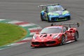 Mugello Circuit, Italy - October 21, 2022: Ferrari 488 Challenge Evo driven by Babalus of team Best Lap in action