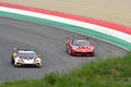 Mugello Circuit, Italy - October 21, 2022: Ferrari 488 Challenge Evo driven by Babalus of team Best Lap in action