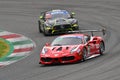 Mugello Circuit, Italy - October 21, 2022: Ferrari 488 Challenge Evo driven by Babalus of team Best Lap in action