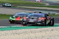 Mugello Circuit, Italy - October 8, 2021: Lamborghini Huracan Supertrofeo of Team BEST LAP drive by Lorenzo Pegoraro -