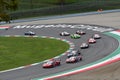 Mugello Circuit, Italy - October 9, 2021: Start Race #1 Final Round of C.I. GT Sprint. Italy