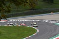 Mugello Circuit, Italy - October 9, 2021: Start Race #1 Final Round of C.I. GT Sprint. Italy