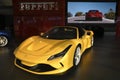 Mugello Circuit, 25 October 2019: Ferrari F8 Spyder on display during Finali Mondiali Ferrari 2019 at Mugello Circuit in Italy.