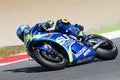 MUGELLO - ITALY, June 3: Italian Suzuki Ecstar rider Andrea Iannone at 2017 MotoGP GP of Italy at Mugello Circuit on JUNE 3, 2017 Royalty Free Stock Photo