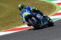 MUGELLO - ITALY, June 3: Italian Suzuki Ecstar rider Andrea Iannone at 2017 MotoGP GP of Italy at Mugello Circuit on JUNE 3, 2017 Royalty Free Stock Photo