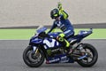 MUGELLO - ITALY, JUNE: Italian Yamaha Movistar Team rider Valentino Rossi at 2018 GP of Italy of MotoGP on June, 2018.