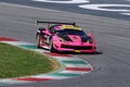 MUGELLO, ITALY - 23 March 2018: Corinna Gostner drive Ferrari 488 Challenge during practice session at Mugello.