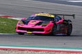 MUGELLO, ITALY - 23 March 2018: Corinna Gostner drive Ferrari 488 Challenge during practice session at Mugello.