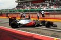 MUGELLO, ITALY - MAY 2012: Oliver Turvey of McLaren F1 team races during Formula One Teams Test Days at Mugello Circuit on May, 20