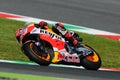 MUGELLO - ITALY, MAY 29: Spanish Honda rider Marc Marquez at 2015 TIM MotoGP of Italy at Mugello circuit Royalty Free Stock Photo