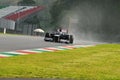 MUGELLO, ITALY - MAY 2012: Valtteri Bottas of Williams F1 races during a training session on May 2012 at Mugello Circuit in Italy Royalty Free Stock Photo