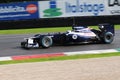 MUGELLO, ITALY - MAY 2012: Valtteri Bottas of Williams F1 races during a training session on May 2012 at Mugello Circuit in Italy Royalty Free Stock Photo