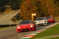 MUGELLO, ITALY - NOVEMBER, 2013: Unknown drives Ferrari 599XX during XX Programmes of Finali Mondiali Ferrari - Ferrari Racing Day