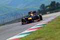 MUGELLO, ITALY 2012: Sebastian Vettel of Red Bull Racing F1 Team during Formula One Teams Test Days at Mugello Circuit Royalty Free Stock Photo