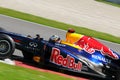 MUGELLO, ITALY 2012: Sebastian Vettel of Red Bull Racing F1 Team during Formula One Teams Test Days at Mugello Circuit Royalty Free Stock Photo