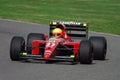 MUGELLO, IT, November, 2007: Unknown run with Historic Ferrari 643 F1-91 1991 ex Alain Prost during Finali Mondiali Ferrari 2007