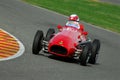 MUGELLO, IT, November, 2007: Unknown run with Historic 1950s Ferrari F1 during Finali Mondiali Ferrari 2007 at the mugello circuit