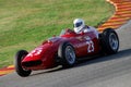 MUGELLO, IT, November, 2007: Unknown run with Historic 1950s Ferrari F1 during Finali Mondiali Ferrari 2007 at the mugello circuit