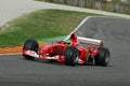 MUGELLO, IT, November, 2007: unknown run with Modern Ferrari F1 during Finali Mondiali Ferrari 2007 into the mugello circuit in it