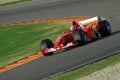 MUGELLO, IT, November, 2007: unknown run with Modern Ferrari F1 during Finali Mondiali Ferrari 2007 into the mugello circuit in it